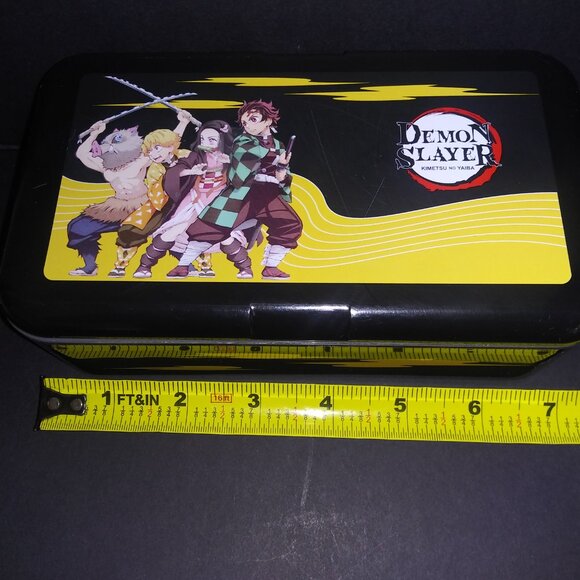Demon Slayer Bento Box Black Rectangle Food Storage Container Anime - Picture 10 of 11